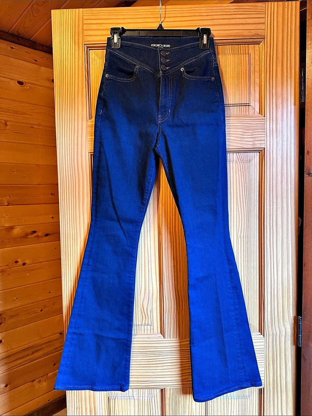 Veronica Beard Beverly High-Rise Skinny Flare Jeans